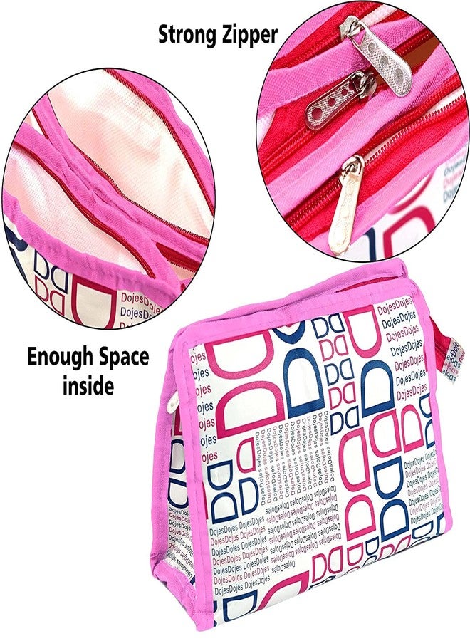 PRISMAXIC Synthetic Cosmetic Travelling Pouch | Toiletry Bag | Travel Makeup Kit | Organizer Kit | Jewelery Kit for Men and Women (Pack of 3) Multi-Color - Image 4